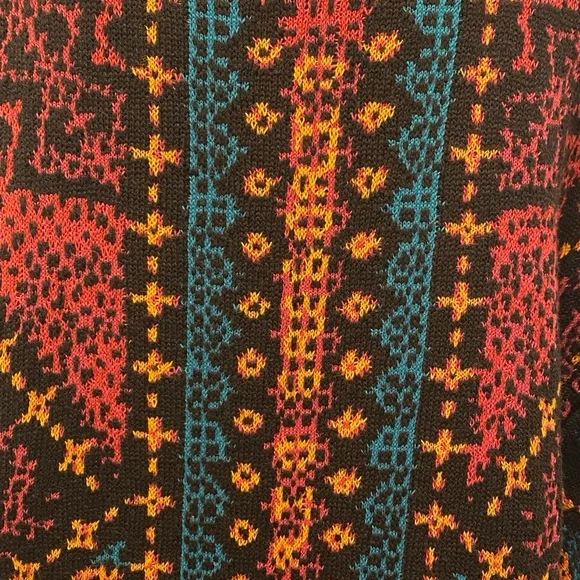 FARM RIO Yawanawa Stripes Sweater Dress - Picture 8 of 8